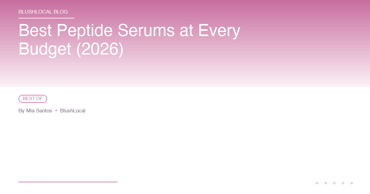 Best Peptide Serums at Every Budget (2026)