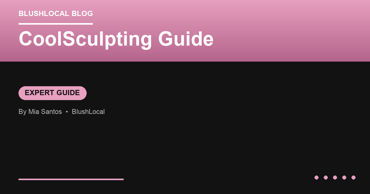 CoolSculpting: A Complete Guide to Non-Surgical Fat Reduction