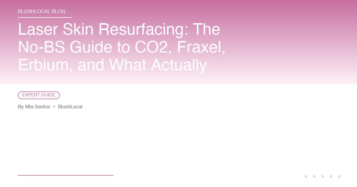 Laser Skin Resurfacing: The No-BS Guide to CO2, Fraxel, Erbium, and What Actually Works