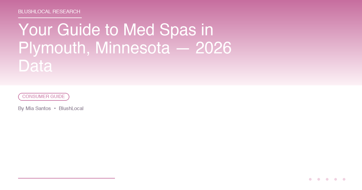 Your Guide to Med Spas in Plymouth, Minnesota — 2026 Data