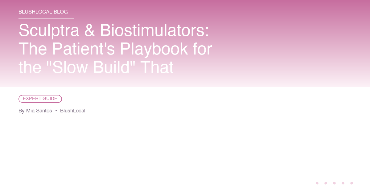 Sculptra & Biostimulators: The Patient's Playbook for the "Slow Build" That Actually Works