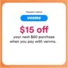 Ulta Beauty $15 OFF Purchases $60+ with Venmo