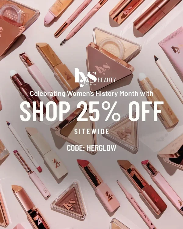 LYS Beauty 25% off sale going on now with code HERGLOW.