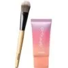 Benefit Cosmetics Dew-la-la Liquid Highlighter + Brush Duo $22 ($63 value)
