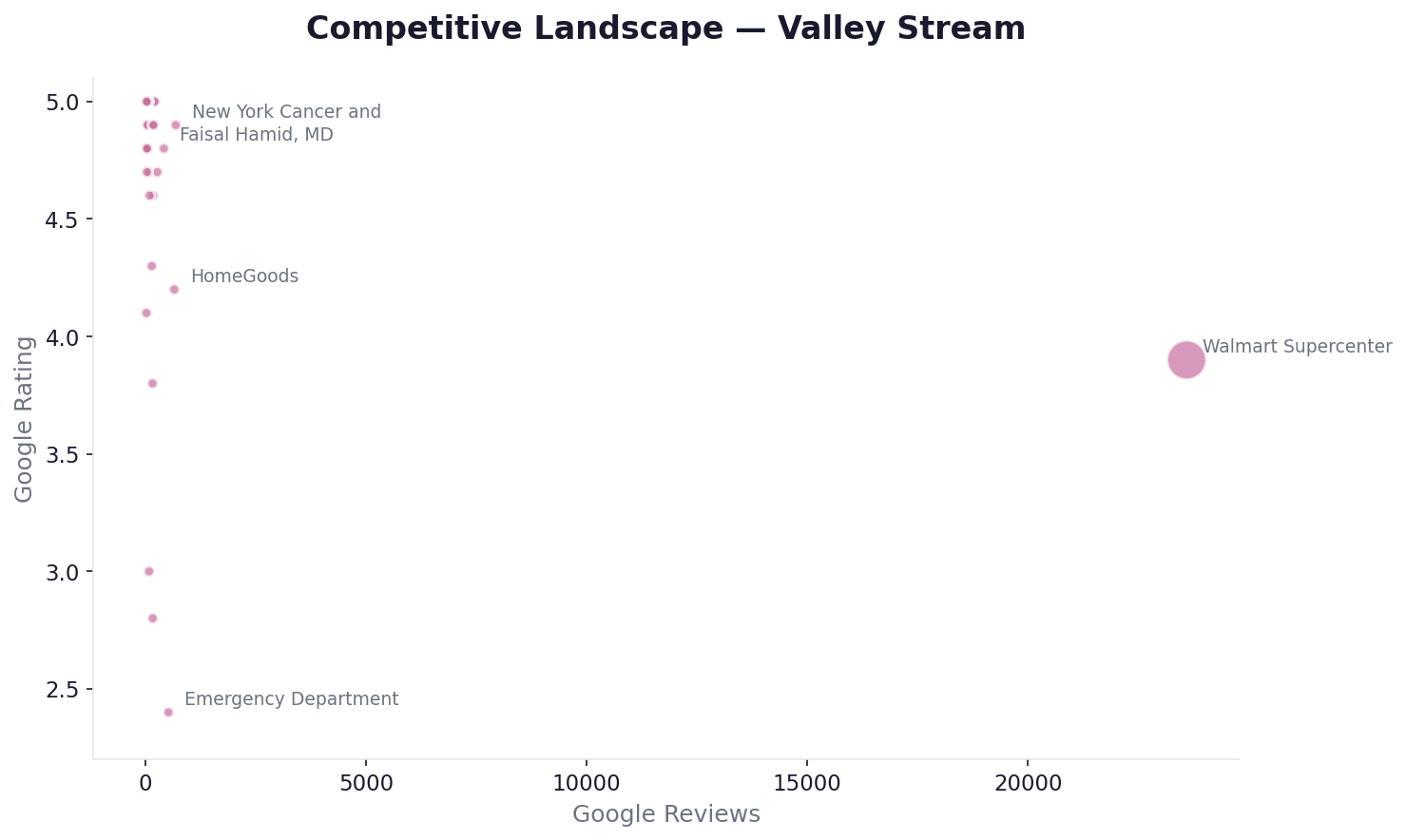 Competitive landscape — Valley Stream
